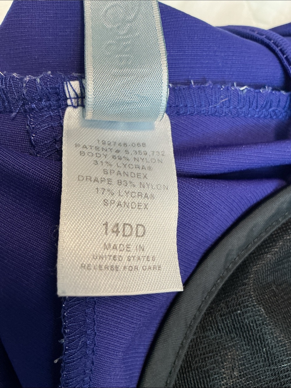 Magicsuit  Vibrant Purple Underwire Swimsuit size 14DD - Picture 3 of 6